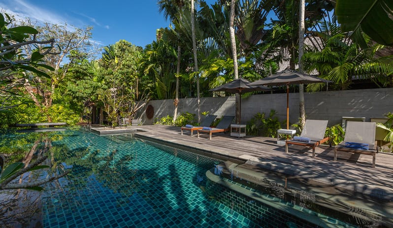 Two Bedroom Family Pool Villa Swiming pool overview to villa-2